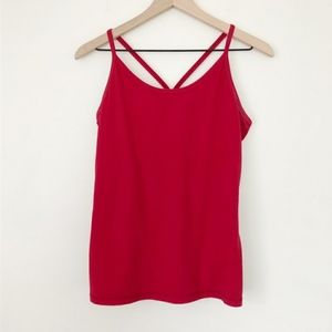 lululemon athletica Tops - Lululemon Power Y Tank Red Size 4 EUC lululemon athletica Tops - Lululemon Power Y Tank Red Size 4 EUC